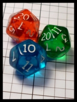 Dice : Dice - DM Collection - Chessex Transparent Group - Ebay Sept 2014